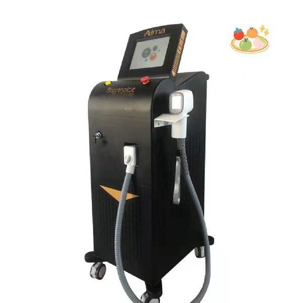 

1200w triple laser machine for hair removal, Black