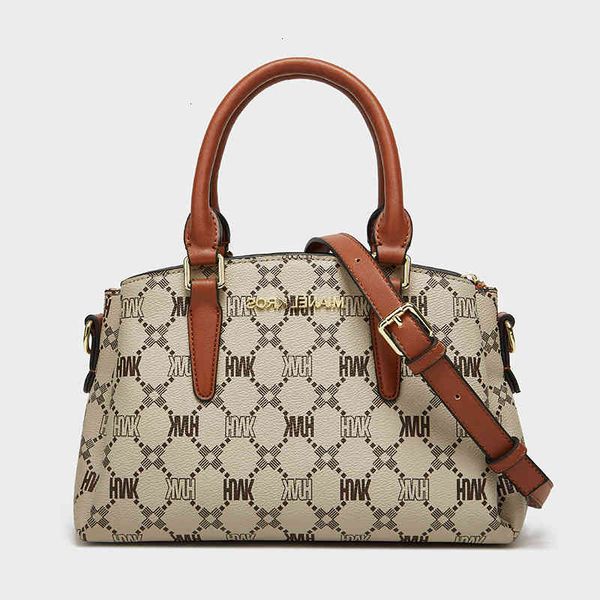 

2021 hand old new flower spring and summer fashion french alphabet printed princess diana women's bag one shoulder messenger