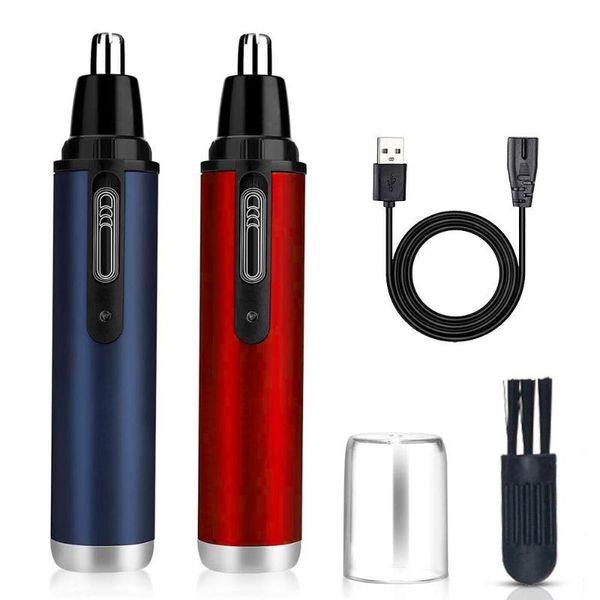 

rechargeable electric nose hair trimmer and ear vacuum cleaning system for men women ipx7 waterproof gift & trimmers