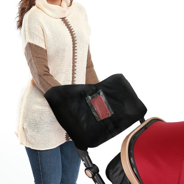 

pram hand muff baby carriage pushchair warm fur fleece cover buggy clutch cart glove stroller accessories parts &
