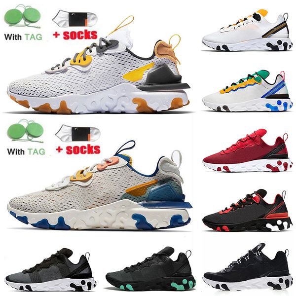 

epic react vision element 55 87 shoes pastel hues honeycomb white off iridescent black worldwide schematic men women trainers sneakers sport