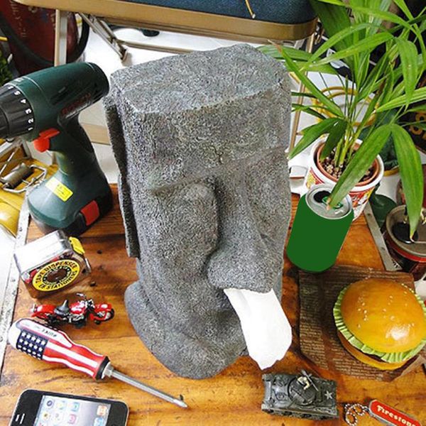 

tissue boxes & napkins box storage creative retro easter island gift home finishing paper napkin holders