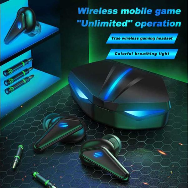 

bluetooth 5.0 Ã©couteurs earplugs sans fil, commande tactile casque de jeu,9d basse stÃ©rÃ©o, avec micro, rÃ©duction du bruit headphones & earph