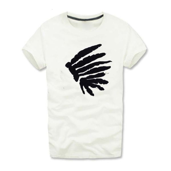 

summer fashion brand cotton letters american men's t shirt round neck half-length casual short sleeves, White;black