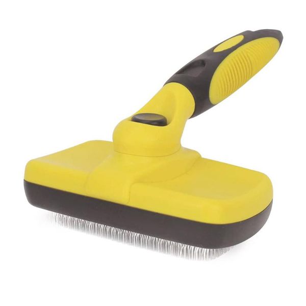 

dog brush pet grooming cat hair self cleaning slicker for shedding automatic trimmer products