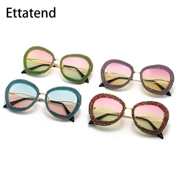 

sunglasses irregular frame fashion gradient sunglasse luxury rhinestone bling sun glasses for women vintage shades eyeglasses gafas de sol, White;black