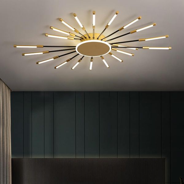 

chandeliers gold black finished modern led chandelier for bedroom living room study kitchen restaurant nordic ceiling lighting