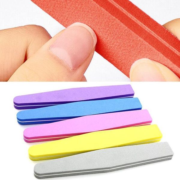 

polish nail art file strips washable manicure trimmer sharping tool diamond sponge rubbing tape1