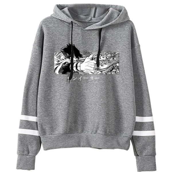 

men's hoodies & sweatshirts 2021 anime my hero academia tracksuit sweatshirt long sleeves for men and women harajuku over size couple c, Black