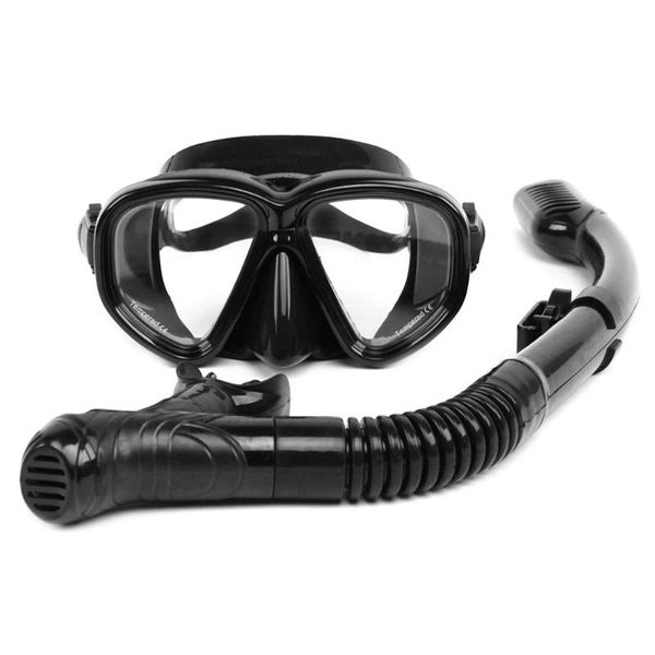

snorkeling goggles snorkel set anti-fog tempered glass scuba mask gear diving masks