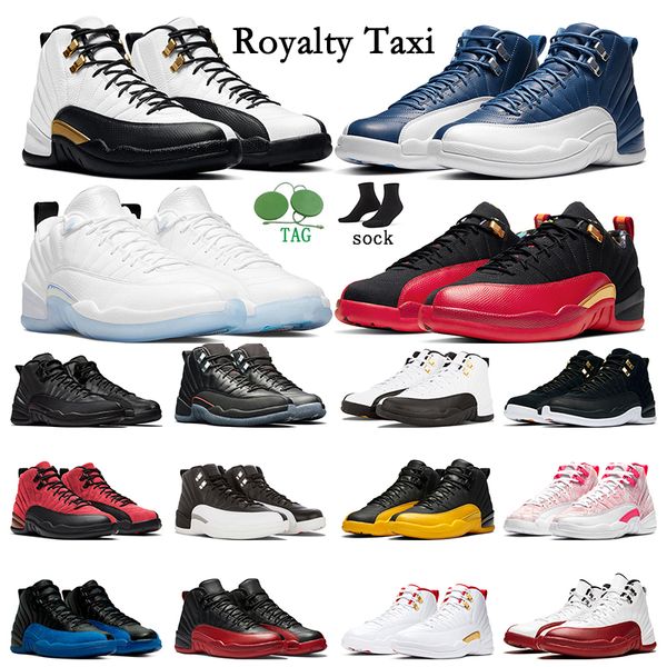 

2022 jumpman basketball shoes 12 12s men trainers royalty taxi lagoon pulse super bowl indigo utility flu game university gold cny mens spor, White;red