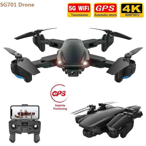 

drone profesional 4k hd 1080p 5g wifi fpv camera height holding mode brushed motor rc foldable quadrotor drones