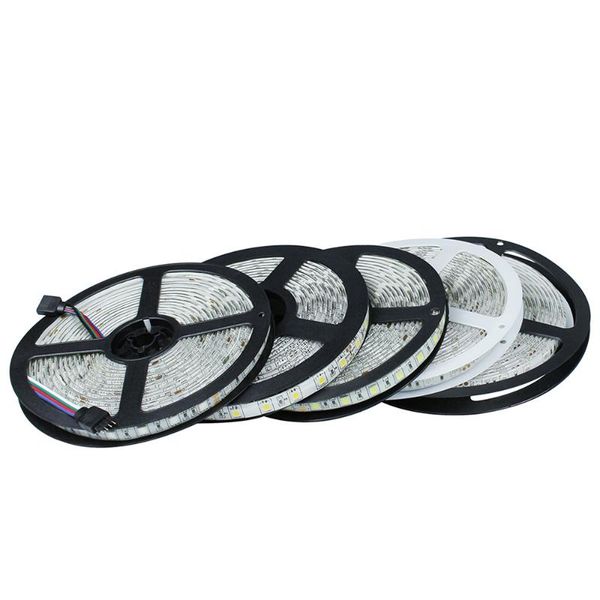

led strip smd 5m 300led 60led/m white/warm white/blue/red/rgb flexible ribbon ip65 waterproof indoor decoartion strips