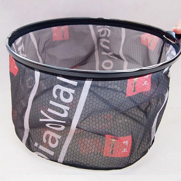 

30cm/35cm/45cm fishing landing net aluminum alloy carp trout fish hand rive ocean sea head x377g+ accessories