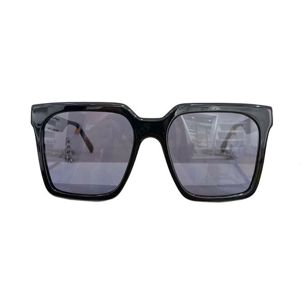 

designer full frame sunglasses fashion square metal sunnies z1540w big temples magic exquisite hanging chain classic men women glasses uv pr, White;black