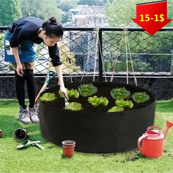 

planters & pots fabric grow pot outdoor vegetable planter planting bags garden living bag felt container