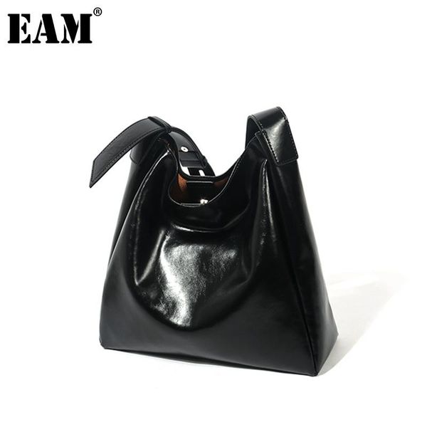 

evening bags [eam] women summer brief soft genuine pu handbag personality all-match crossbody shoulder bag fashion tide 2021 18a2435
