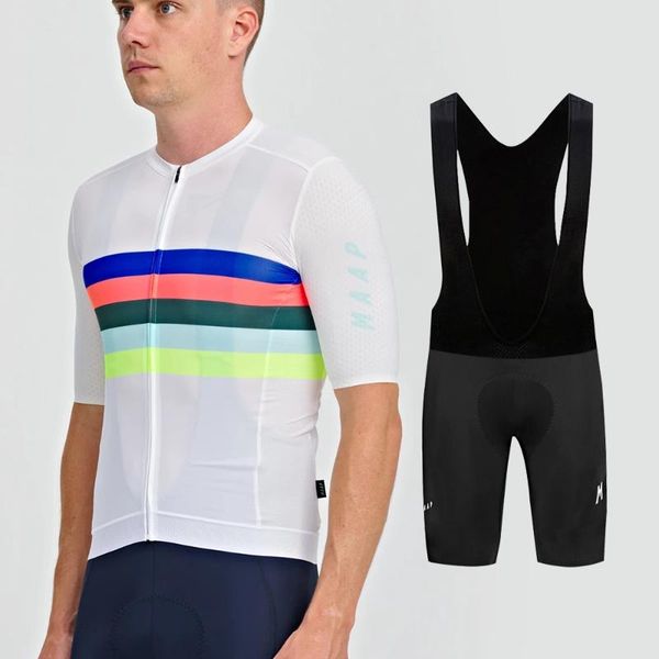 

racing sets maap summer pro cycling set men's bike jersey short sleeve suit bicycle clothing maillot ropa ciclismo sportswear, Black;blue