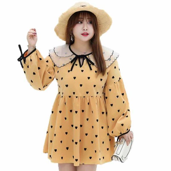 

casual dresses summer large size women's foreign air organza lapel wave point cover belly machine dress was thin w320, Black;gray