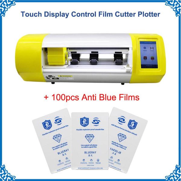 

smartphone table hydrogel film cutting machine with 100pcs screen protector phone cutter plotter power tool sets