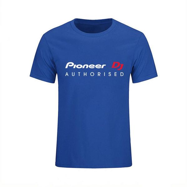 

men's t-shirts baijoe 2022 dj style pioneer o-neck t-shirt men summer fashion tshirt for pro t shirt tees, White;black
