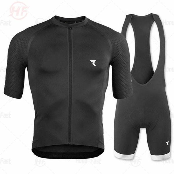 

racing sets ryzoning cycling pro team 2021 clothes equipment bike dry fast clothing men jersey set ropa ciclismo maillot, Black;blue