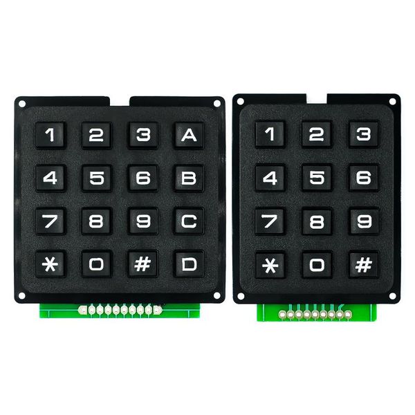 

wireless camera kits 5pcs 4x4 3x4 matrix array 16 keys 4*4 3*4 switch keypad keyboard module for arduino