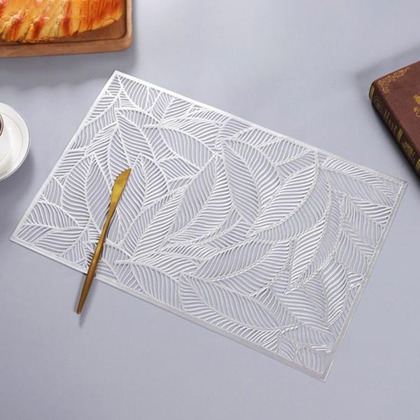 

table runner anti-slip heat insulated leaves placemat mat pad family party wedding decoration for els, restaurants, parties, banquets
