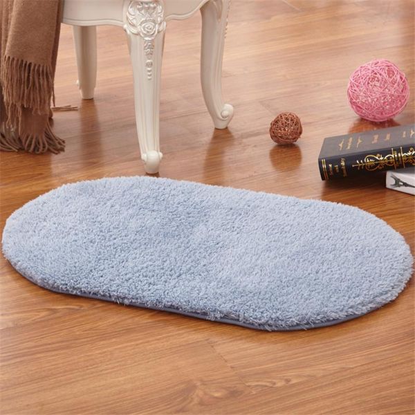

carpets thickened oval bathroom door absorbent floor mat bedroom porch non slip kitchen entrance foot