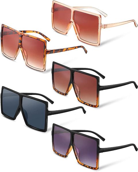 

outdoor eyewear oversized square sunglasses colorful flat shades retro oversize for women