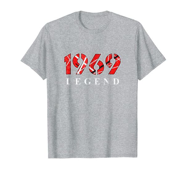 

50th birthday gift t shirt 1969 classic rock legend, White;black