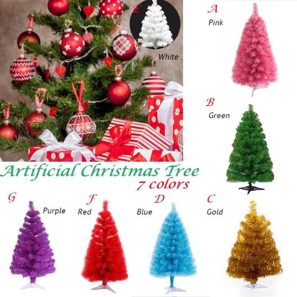 

christmas decorations 60cm artificial tree snowflake xmas plastic year home ornaments desk4