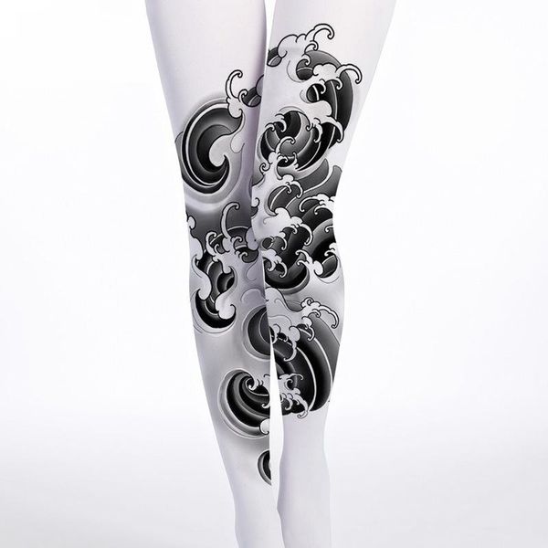 

footies spray print youth girl tight dropship and bulk, Blue