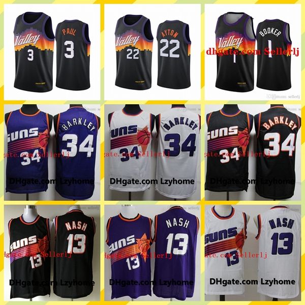 

Devin 1 Booker Jersey Charles 34 Barkley Steve 13 Nash Purple Mens\rPhoenix\rSuns Orange DeAndre 22 Ayton City Basketball Jerseys, Color14