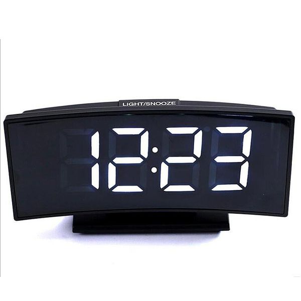 Altri accessori per orologi Orologio a specchio multifunzionale a LED Sveglia digitale Snooze Display Time Night LCD Light Table Desktop USB 5v /No Batte