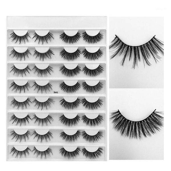

pairs 3d mink lashes false eyelashes makeup eyelash extension silk natural hair dramatic volume fake lashes1