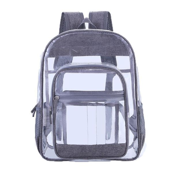 

backpack 2021 school bag transparent waterproof pvc campus travel