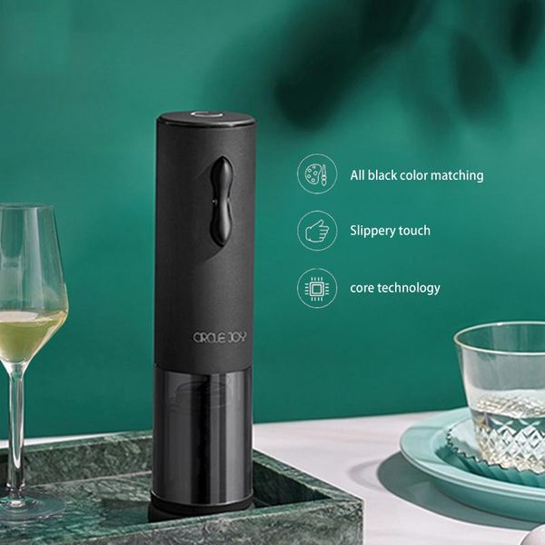 

smart home control circle joy super touch mini electric red wine opener corkscrew tool for use usb charging convenient