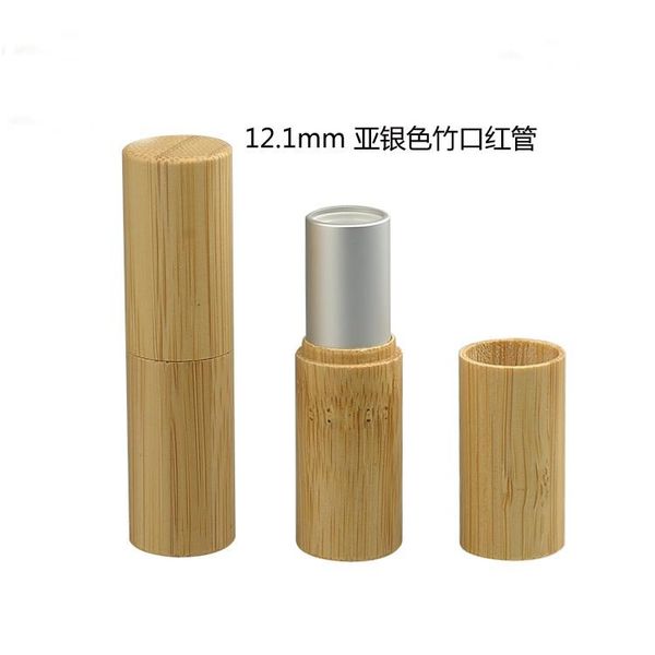 

storage bottles & jars 100pcs makeup tools bamboo lip gloss packing bottle cosmetic lipstick container refillable beauty accessories
