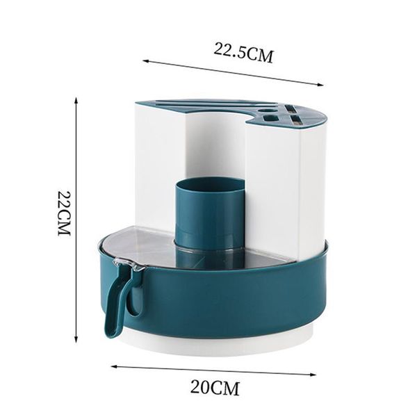 

kitchen storage & organization rack plastic drain knife stand holder spoon fork chopstick tableware organizer kitchenware tool tray shelf