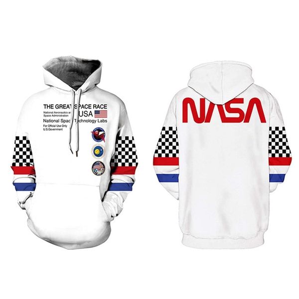 

planet hoodie digital print couple top, Black