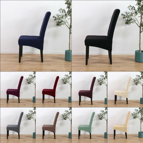 

size chair cover stretch high long back slipcovers for wedding party or kitchen solid colors spandex / polyester modern home covers
