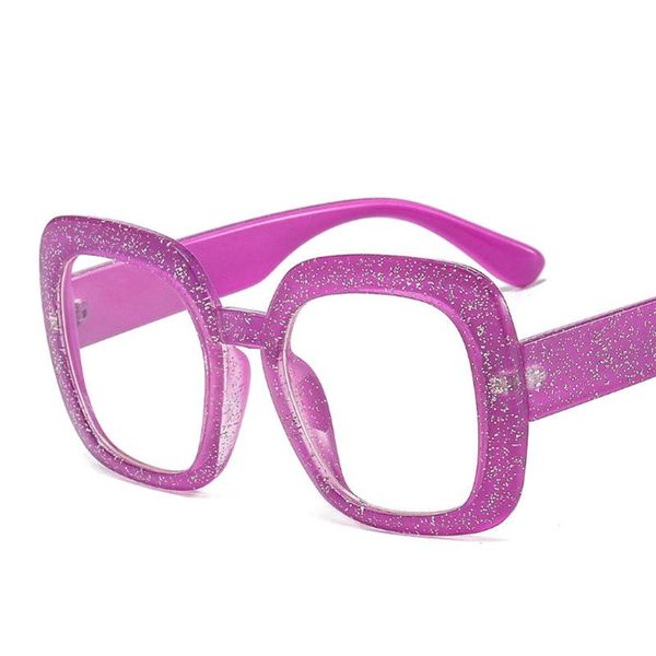 

fashion sunglasses frames big cat eye square glasses oversized women computer 50290, Black