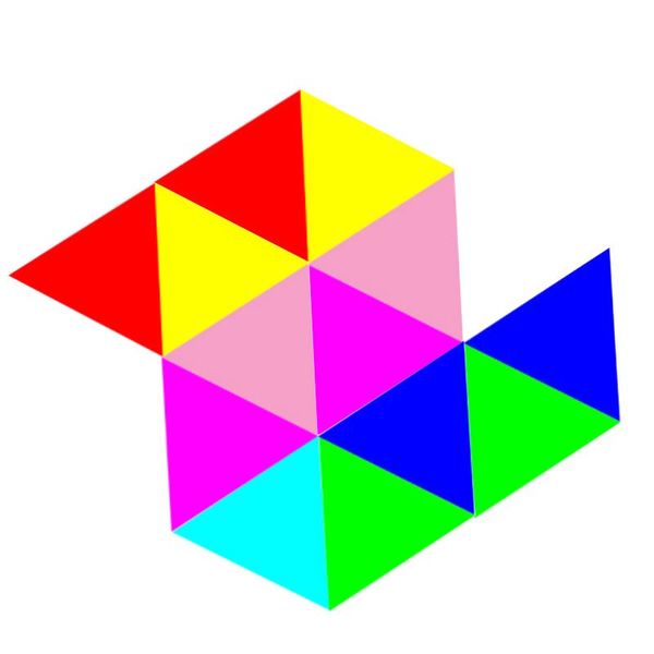 

night lights 1-10 pcs rgb changeable touch sensitive lighting lamp triangle lamps quantum modular led light for beedroom wall