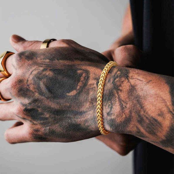 

bracelet men 3mm franco chain, stainless steel link sliding aadjustable bracelets for women jewelry, Golden;silver