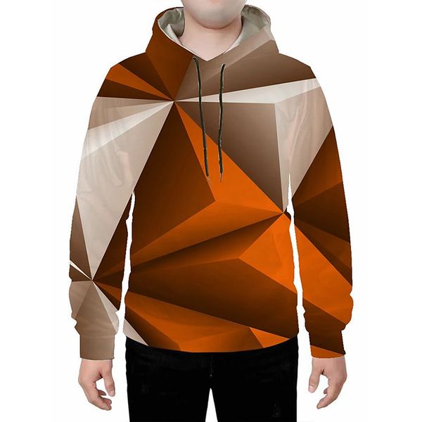 

three-dimensional graphics men's 3d printing hoodie visual impact party punk goth round neck high-quality american sweatshirt hoodie, Black