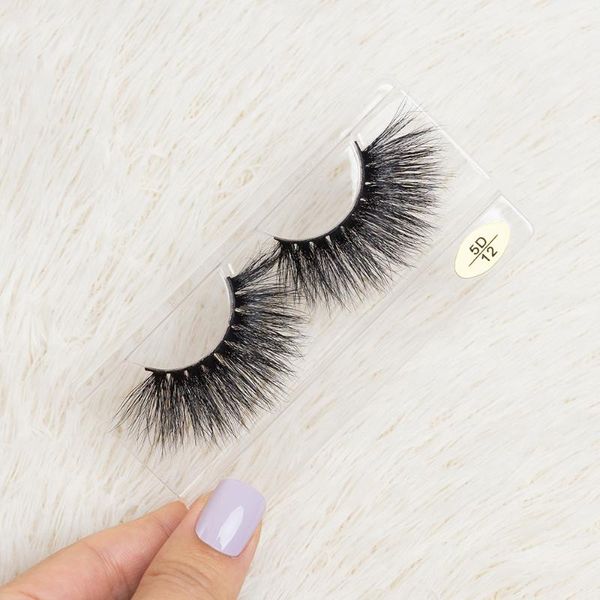 

false eyelashes 25mm mink 5d lashes 100% hand made full strip crisscross curling maquiagem 5d-12