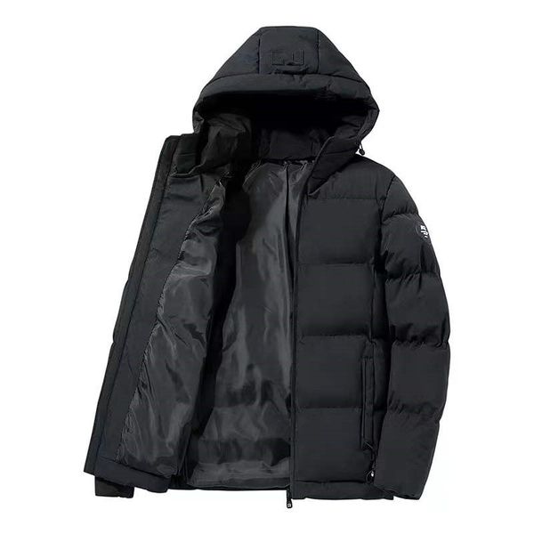 

cotton jacket downtide brand winter men, Black