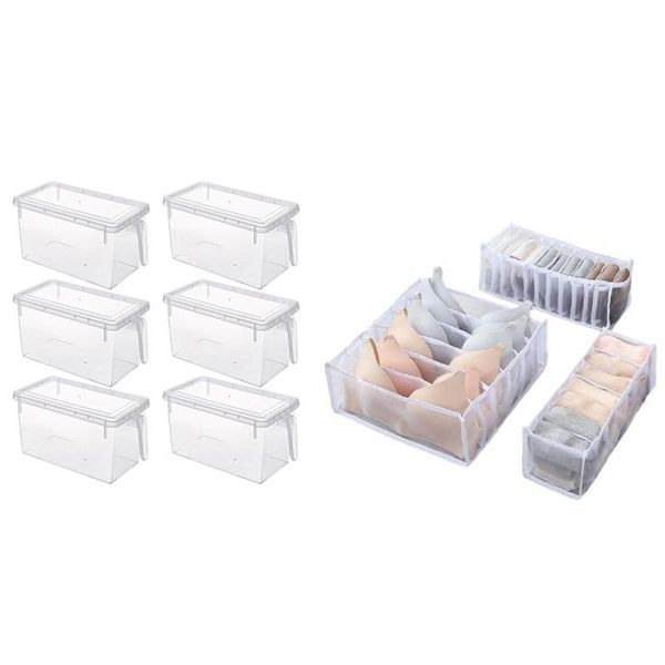 

storage containers er refrigerator box with 3pcs underwear bra organizer bottles & jars