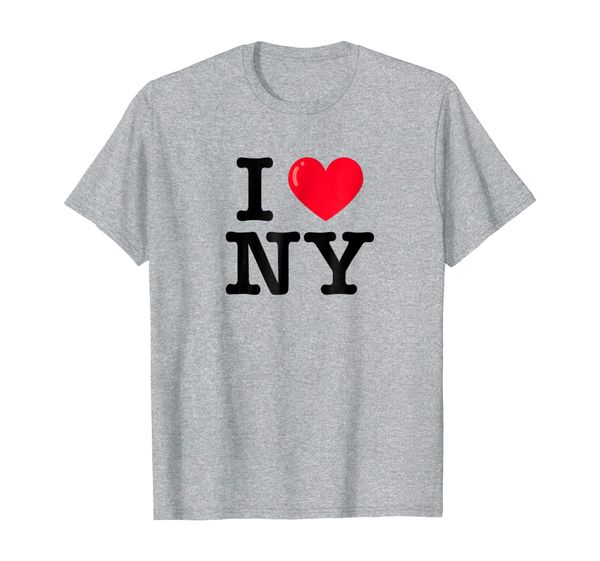 

i heart ny classic typewriter font t-shirt, White;black